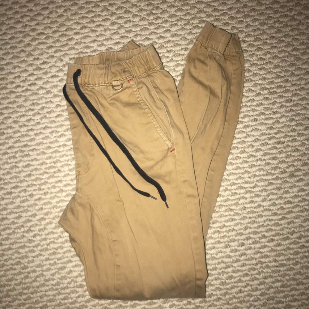 Khaki joggers